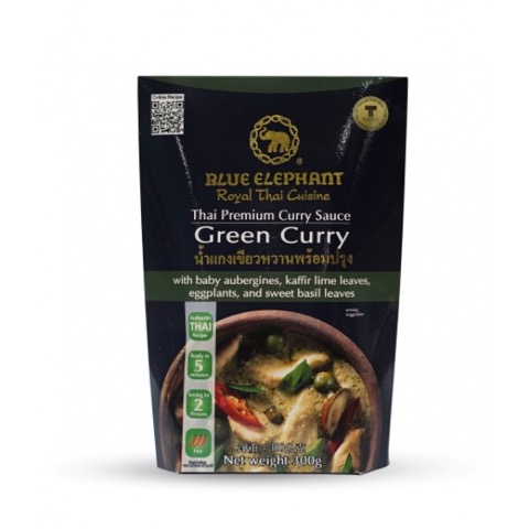 Blue Elephant green curry sauce