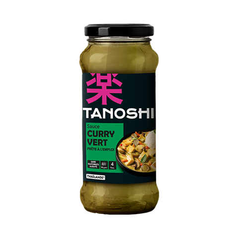 Tanoshi green Thai curry